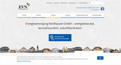 Desktop Screenshot of energie-nordhausen.de